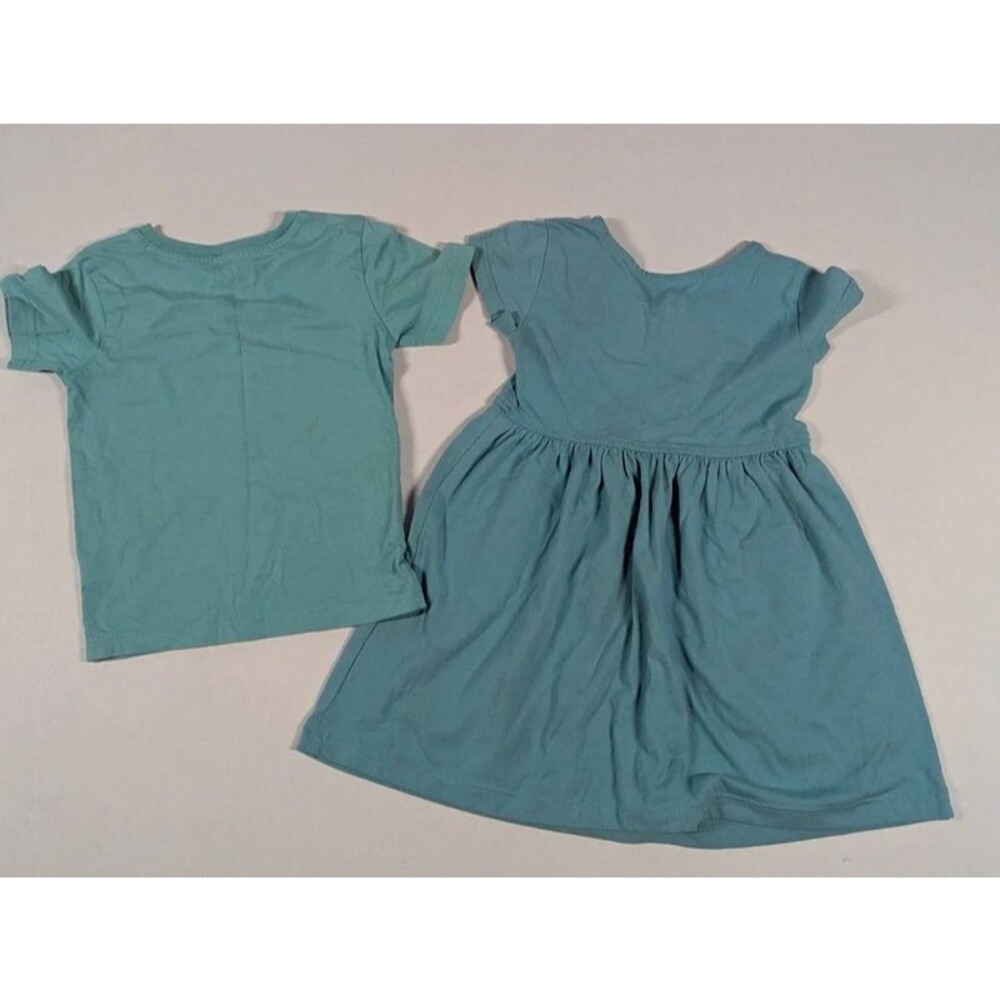 Boy Girl Twin Matching Shirt & Dress Primary Size 2
